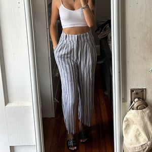 A&F Linen Blend Pants